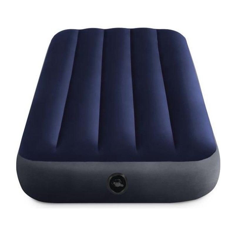 INTEX Matelas Gonflable Classic Downy Fiber Tech 1 Place - 191 x 76 x