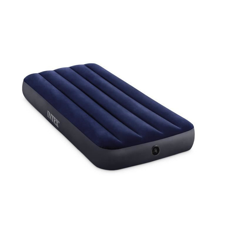 INTEX Matelas Gonflable Classic Downy Fiber Tech 1 Place - 191 x 76 x
