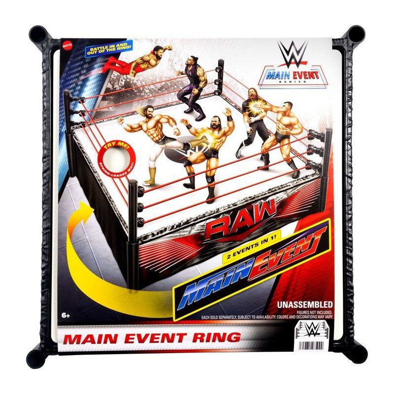 Ring de catch - WWE MATTEL - Main Event JDJ20 - Cordes Pro-Tension - A