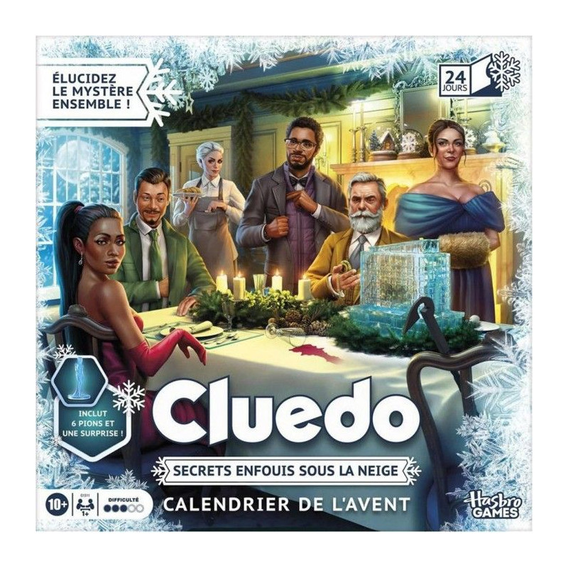 CLUEDO Calendrier de l'Avent : Secrets enfouis sous la neige - CLUE -