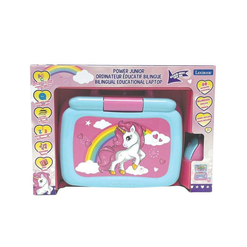 LEXIBOOK - Power Kid® ordinateur portable éducatif parlant bilingue