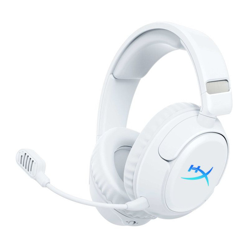 Casque Gamer Sans Fil HyperX Cloud Flight 2 pour PC & consoles blanc
