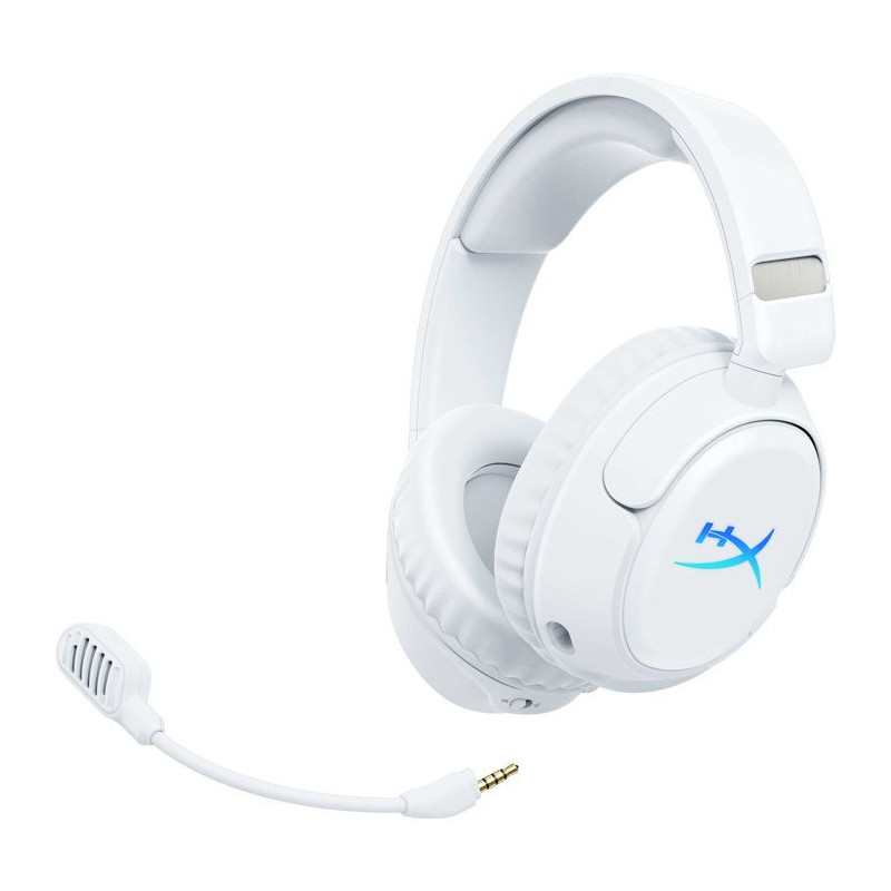 Casque Gamer Sans Fil HyperX Cloud Flight 2 pour PC & consoles blanc
