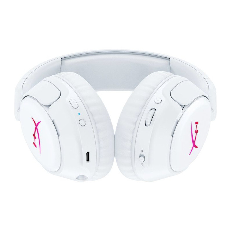 Casque Gamer Sans Fil HyperX Cloud Flight 2 pour PC & consoles blanc