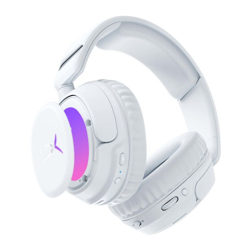 Casque Gamer Sans Fil HyperX Cloud Flight 2 pour PC & consoles blanc