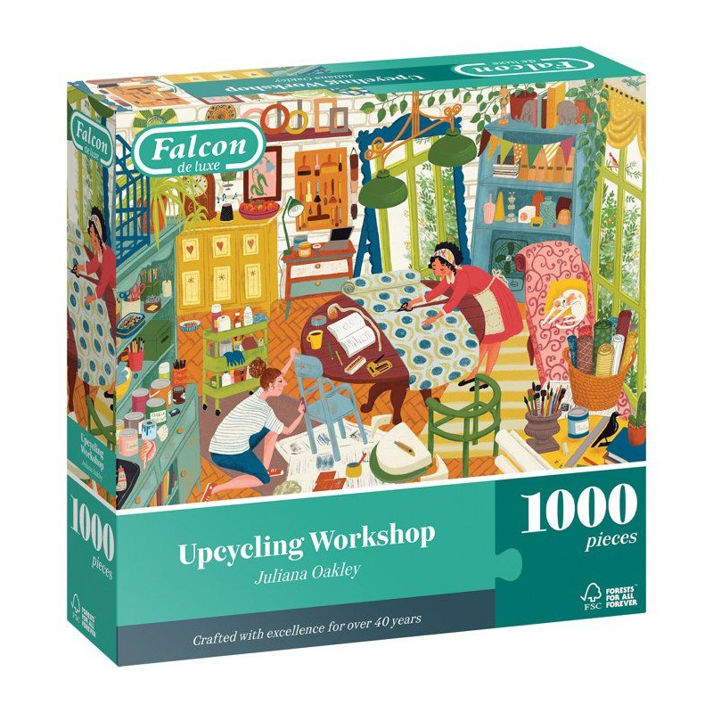 Puzzle - JUMBO - FALCON - Upcycling Workshop - 1000 pieces - Des 12 an