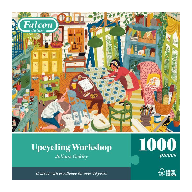 Puzzle - JUMBO - FALCON - Upcycling Workshop - 1000 pieces - Des 12 an