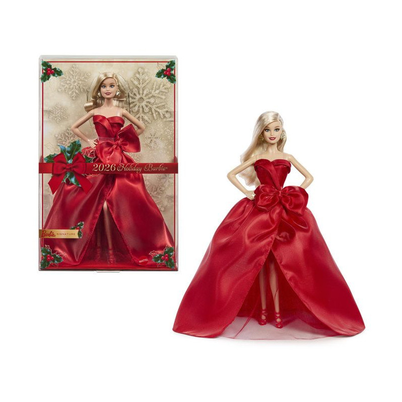 Poupée - BARBIE - Joyeuses Fetes Blonde JJX65 - Édition spéciale -