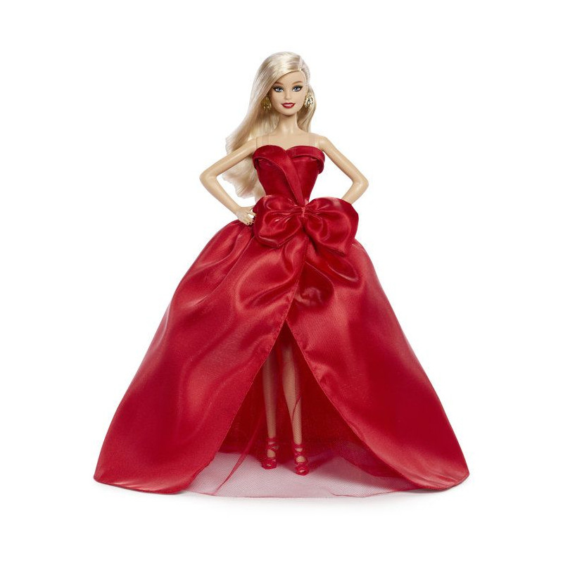 Poupée - BARBIE - Joyeuses Fetes Blonde JJX65 - Édition spéciale -