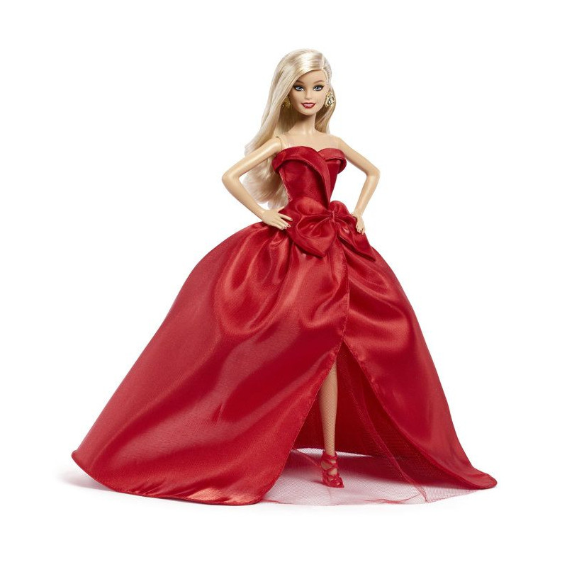 Poupée - BARBIE - Joyeuses Fetes Blonde JJX65 - Édition spéciale -
