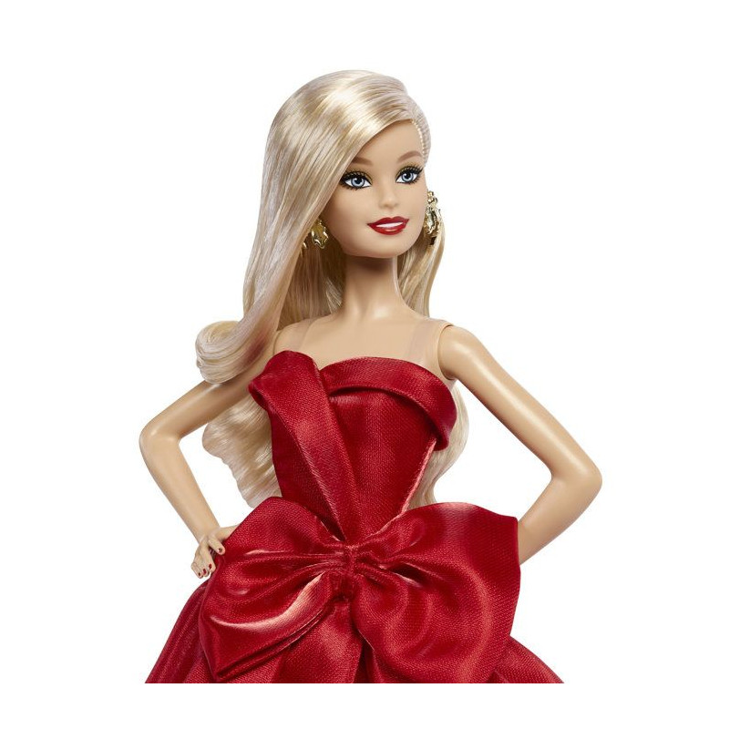 Poupée - BARBIE - Joyeuses Fetes Blonde JJX65 - Édition spéciale -