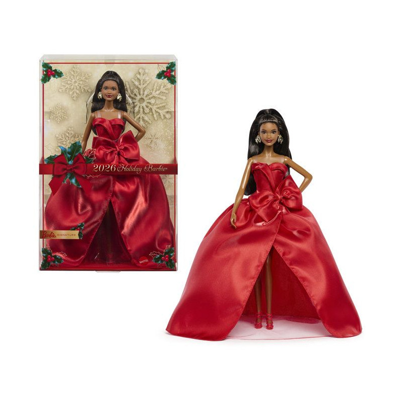 Poupée - BARBIE - Joyeuses Fetes Brune JJX66 - Édition spéciale - T