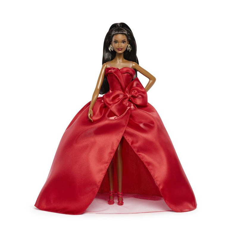 Poupée - BARBIE - Joyeuses Fetes Brune JJX66 - Édition spéciale - T