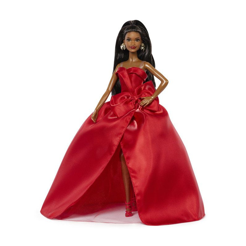 Poupée - BARBIE - Joyeuses Fetes Brune JJX66 - Édition spéciale - T