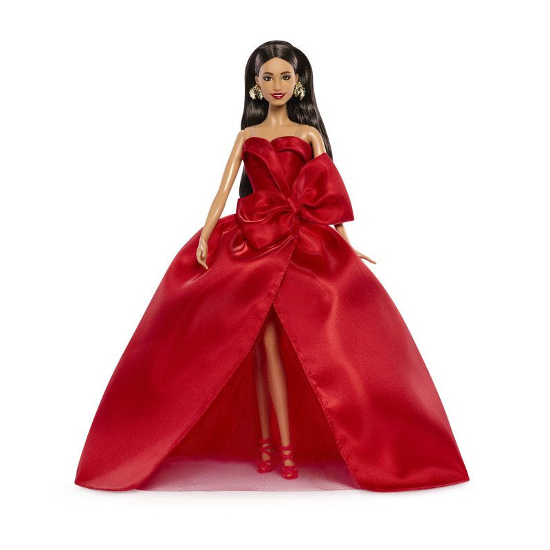 Poupée - BARBIE - Joyeuses Fetes Châtain JJX67 - Édition spéciale