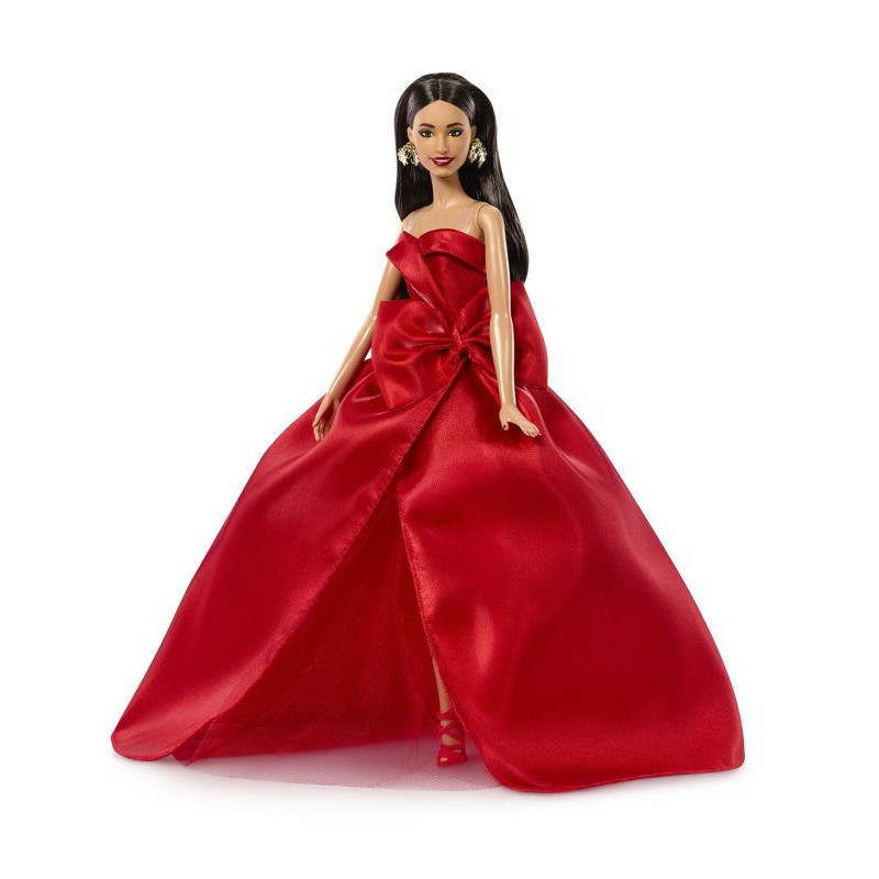 Poupée - BARBIE - Joyeuses Fetes Châtain JJX67 - Édition spéciale