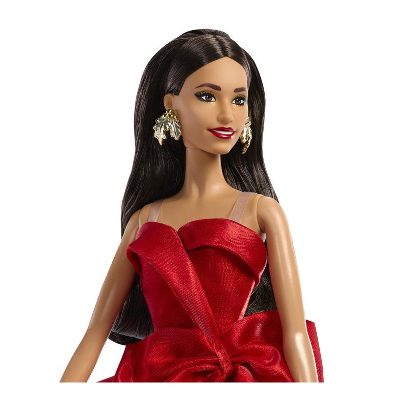 Poupée - BARBIE - Joyeuses Fetes Châtain JJX67 - Édition spéciale