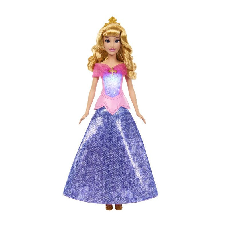Poupée mannequin - Disney - Aurore et sa Robe Magique lumineuse - Cha