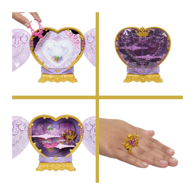 Poupée mannequin - Disney - Raiponce Jewel Reveal avec 8 surprises -