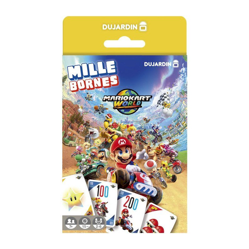 Mille bornes pocket - Jeu de société - DUJARDIN - Mario Kart World -