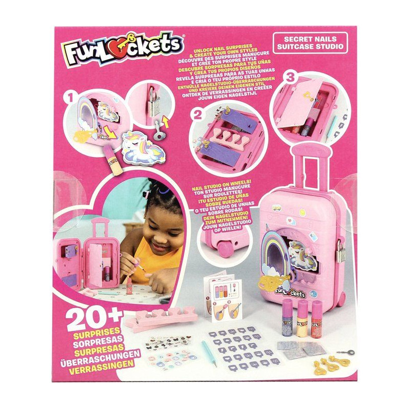 Ma valisette manucure secrete - FUNLOCKETS - 20 surprises - Des 6 ans