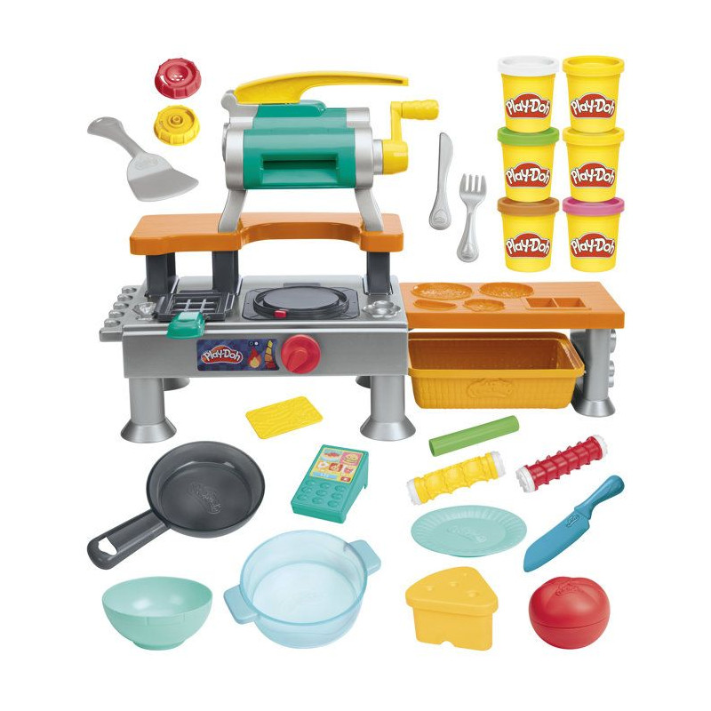 Play-Doh La Cuisine des Petits Chefs, coffret de pâte a modeler avec