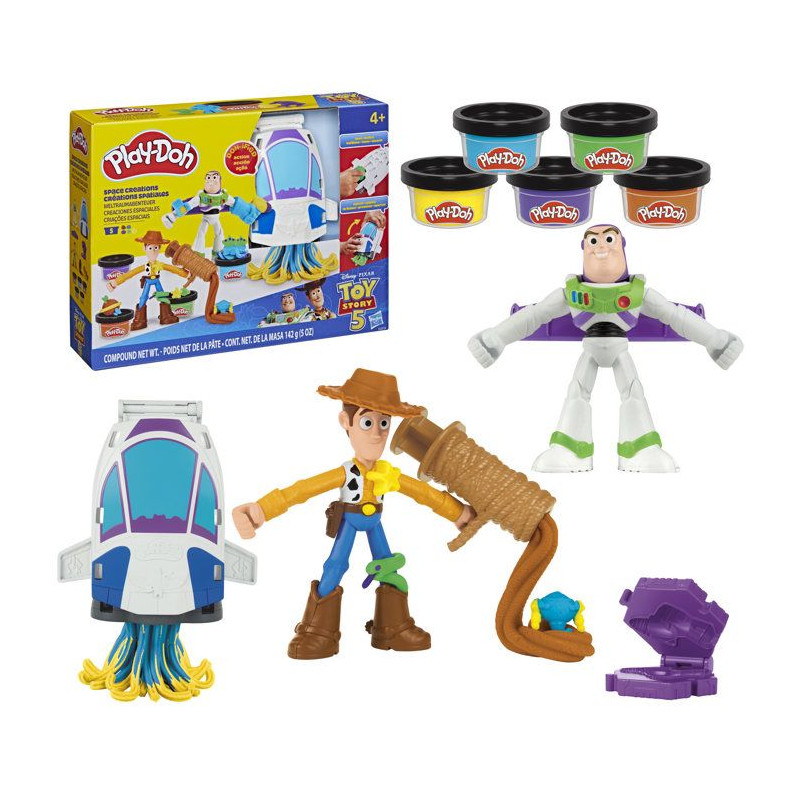 Play Doh Toy Story Créations spatiales, coffret de pâte a modeler, l