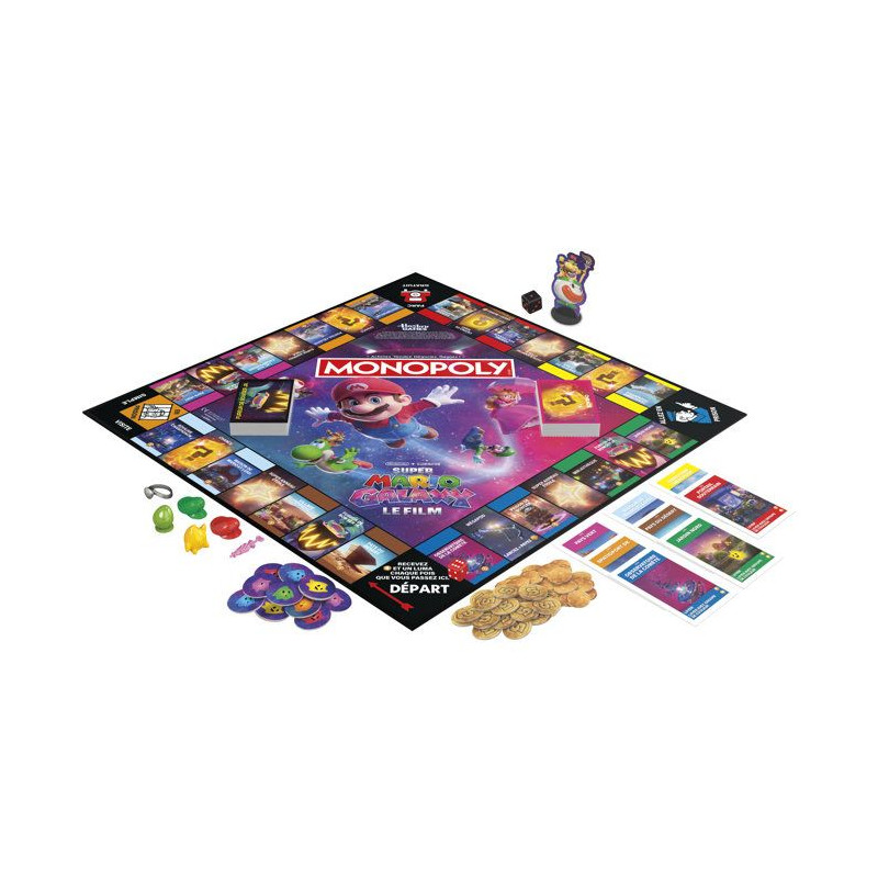 Monopoly Super Mario Galaxy Le Film, jeu de plateau I jeu familial amu
