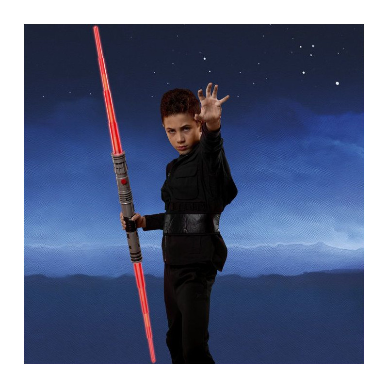 Sabre laser de Dark Maul a double lame électronique de Star Wars, sab