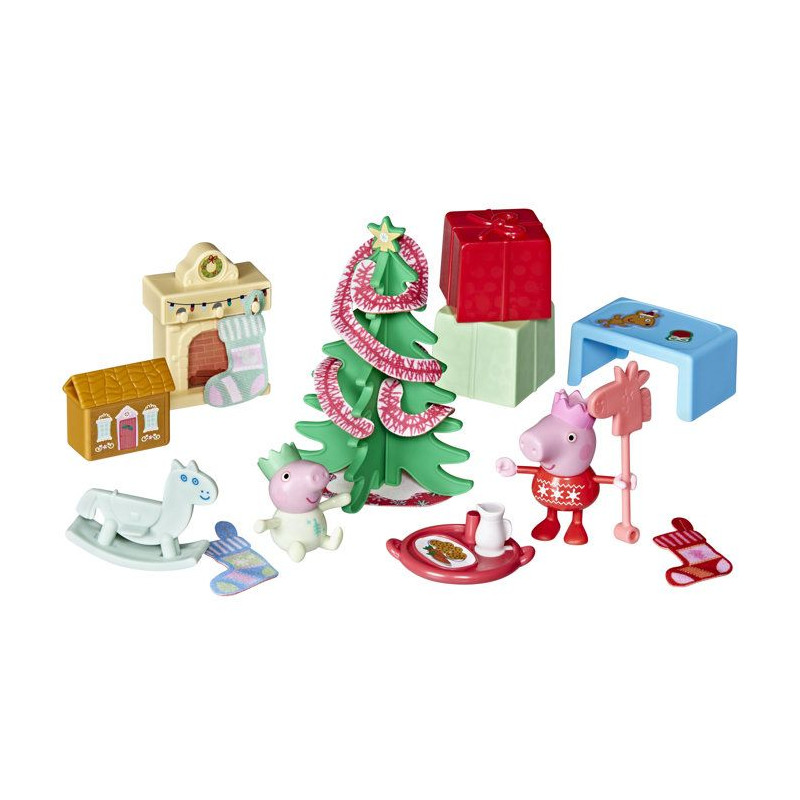 Peppa Pig Calendrier de l'Avent de Peppa et Evie, compte a rebours fes
