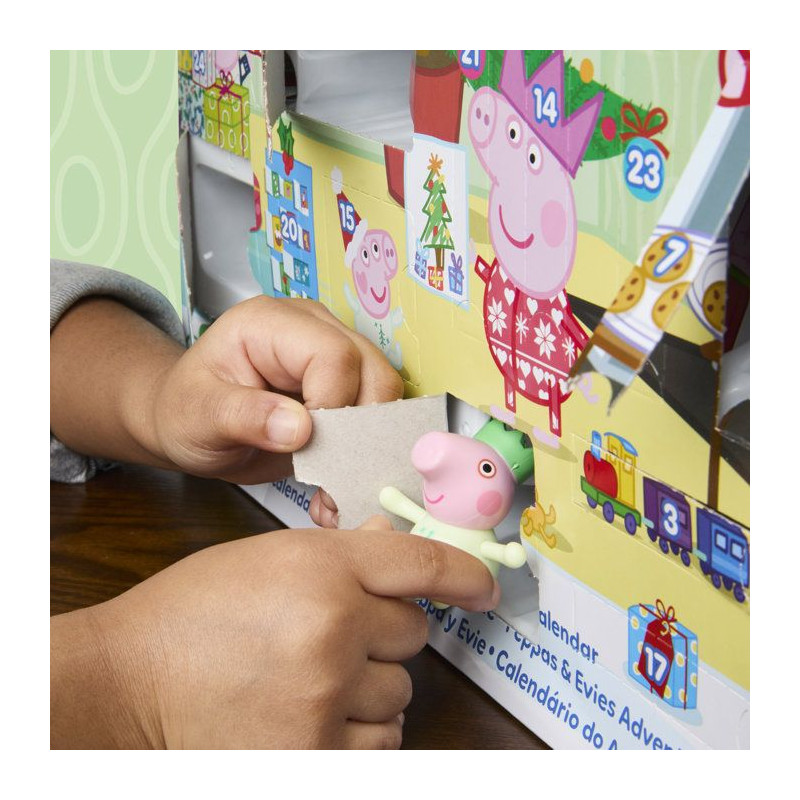 Peppa Pig Calendrier de l'Avent de Peppa et Evie, compte a rebours fes