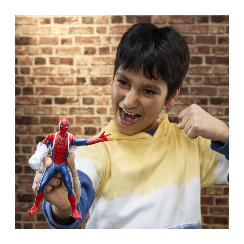 Figurine électronique Spiderman 15 cm avec effets sonores, jouets de