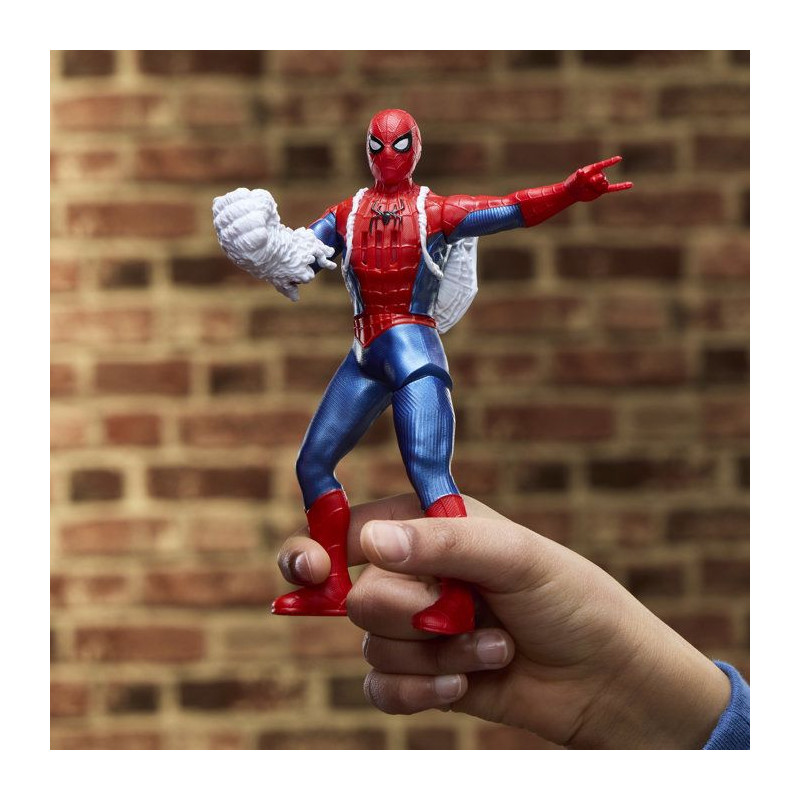 Figurine électronique Spiderman 15 cm avec effets sonores, jouets de