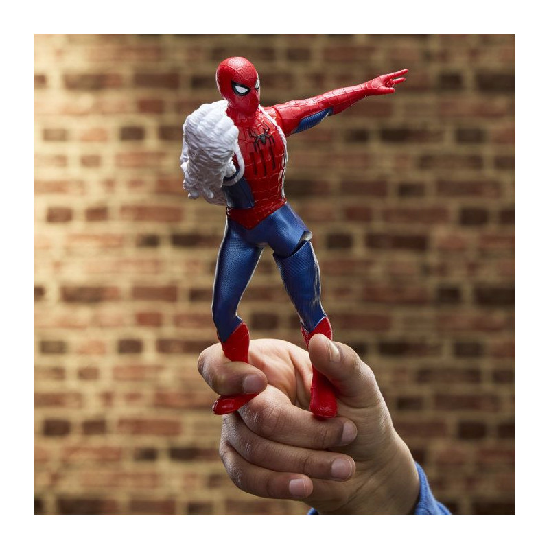 Figurine électronique Spiderman 15 cm avec effets sonores, jouets de