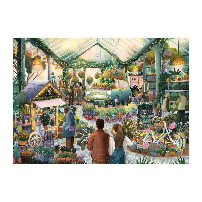 Puzzle - JUMBO - FALCON - The Garden Centre - 1000 pieces - Des 12 ans