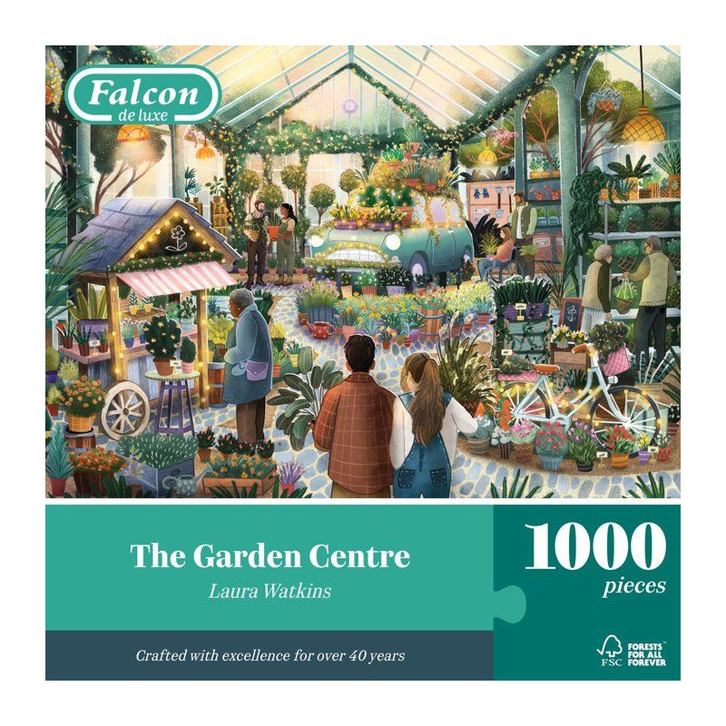 Puzzle - JUMBO - FALCON - The Garden Centre - 1000 pieces - Des 12 ans
