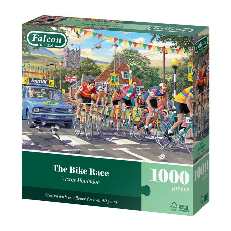 Puzzle - JUMBO - FALCON - The bike race - 1000 pieces - Des 12 ans