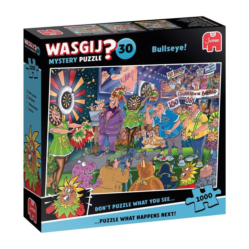 Puzzle - JUMBO - WASGIJ MYSTERY 30 - En plein dans le mille ! - 1000 p