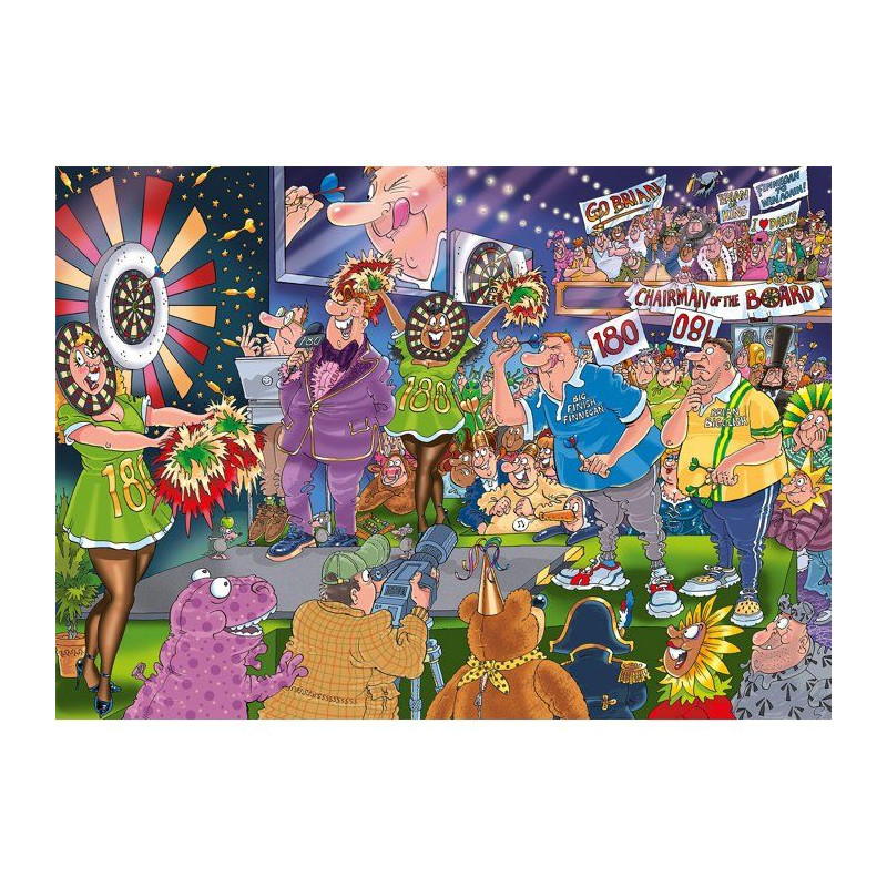 Puzzle - JUMBO - WASGIJ MYSTERY 30 - En plein dans le mille ! - 1000 p
