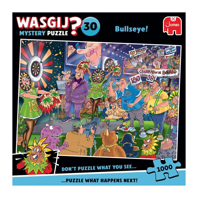 Puzzle - JUMBO - WASGIJ MYSTERY 30 - En plein dans le mille ! - 1000 p