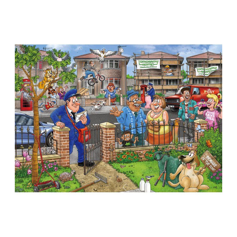 Puzzle - JUMBO - WASGIJ DESTINY 31 - Livraison a domicile ! - 1000 pie