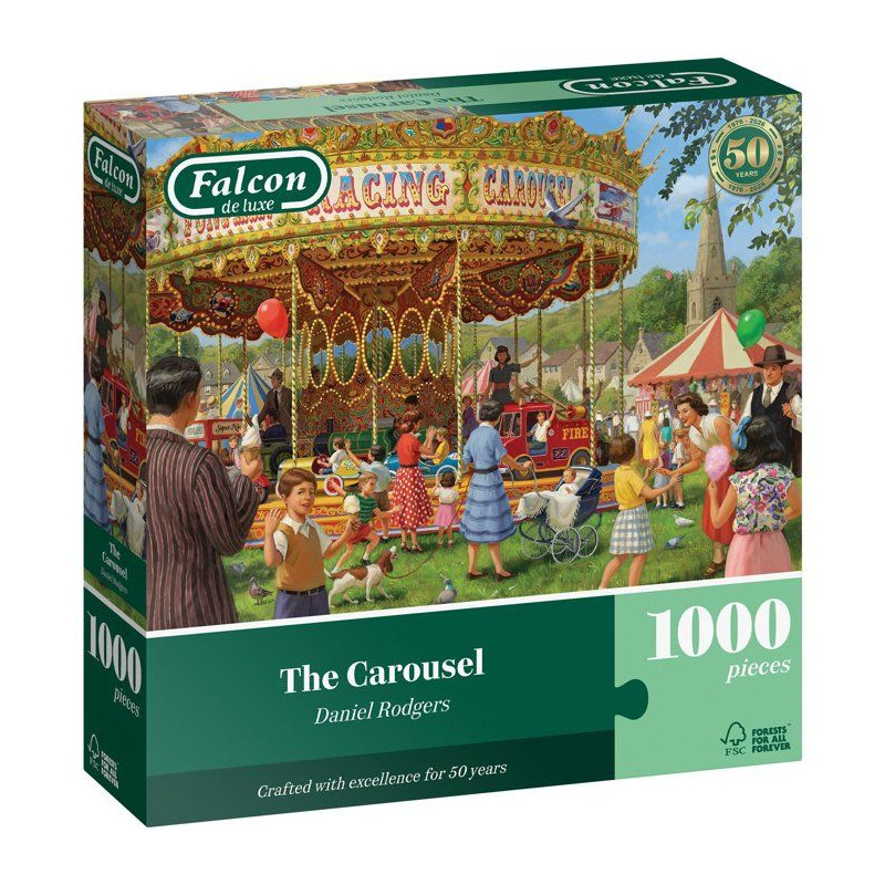 Puzzle - JUMBO - FALCON - The carousel - 1000 pieces - Des 12 ans