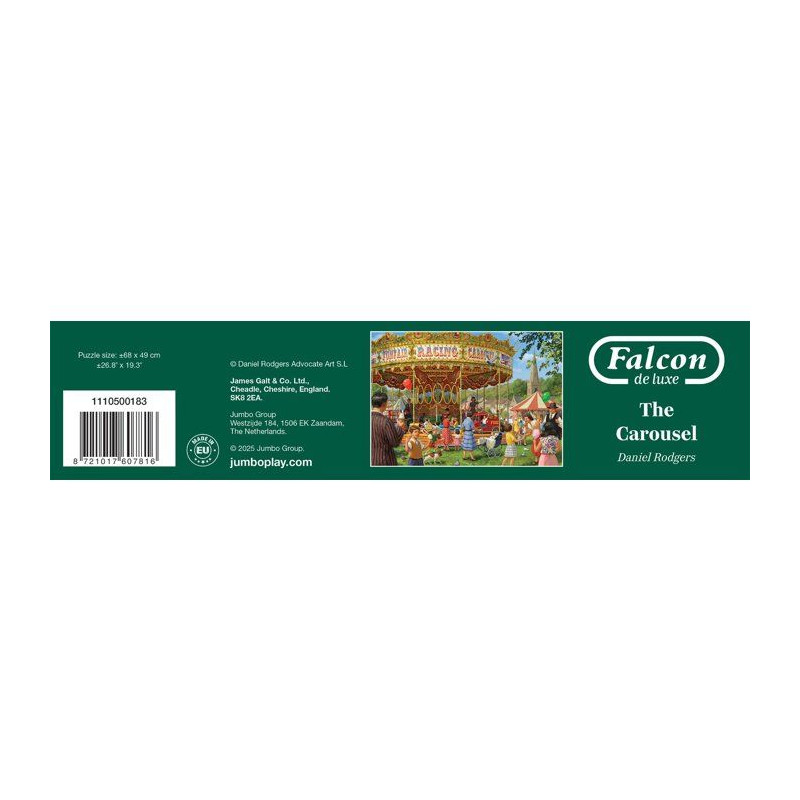 Puzzle - JUMBO - FALCON - The carousel - 1000 pieces - Des 12 ans