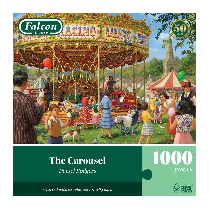 Puzzle - JUMBO - FALCON - The carousel - 1000 pieces - Des 12 ans