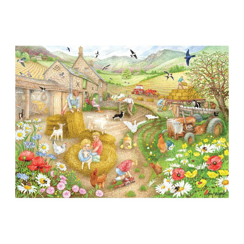 Puzzle - JUMBO - FALCON - Bringing in the Hay - 1000 pieces - Des 12 a