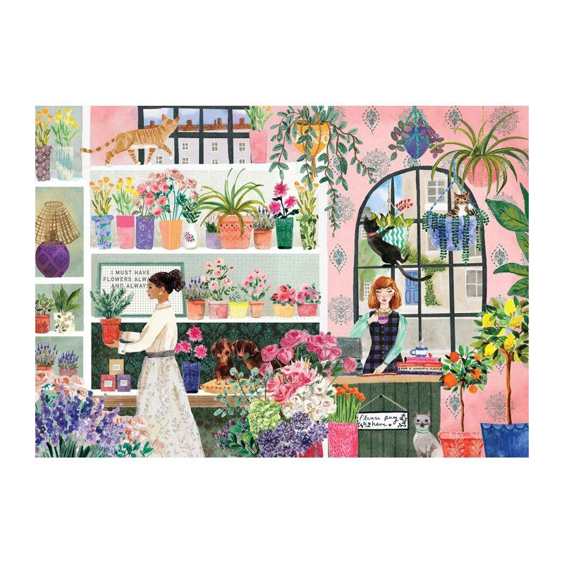 Puzzle - JUMBO - FALCON - The Flower Studio - 1000 pieces - Des 12 ans