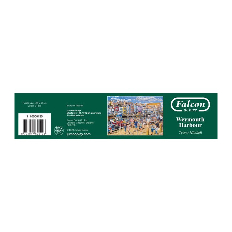Puzzle - JUMBO - FALCON - Weymouth Harbour - 1000 pieces - Des 12 ans