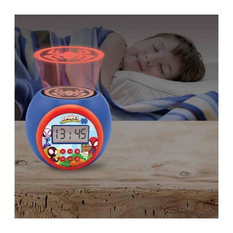 Réveil Projecteur Spidey and his amazing friends