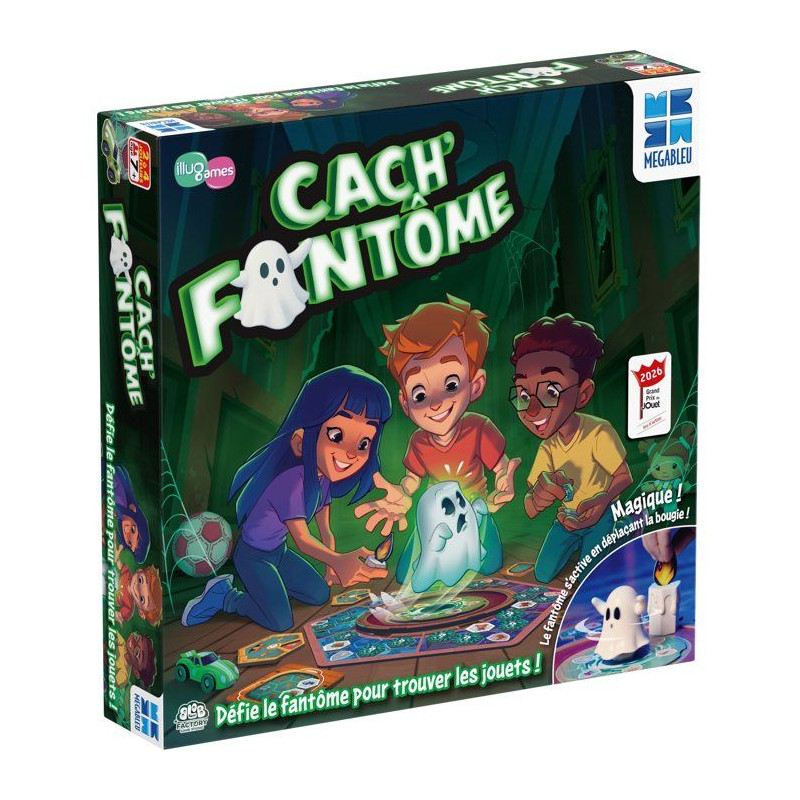 Cach Fantômes - jeu de plateau - MEGABLEU - mémoire et stratégie