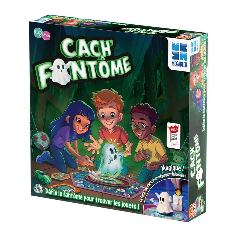 Cach Fantômes - jeu de plateau - MEGABLEU - mémoire et stratégie
